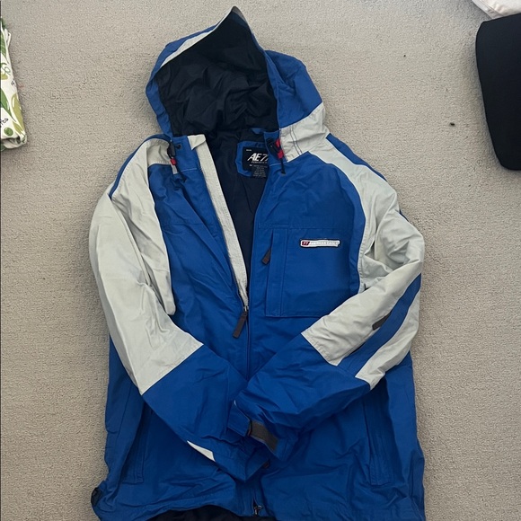 American Eagle Outfitters Other - American Eagle Outfitters Men's Blue and Gray Ski Jacket